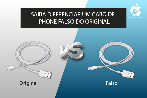 Saiba Diferenciar Um Cabo De IPhone Falso Do Original