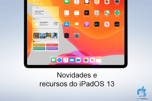 Novidades e recursos do iPadOS 13